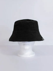 1ER MAI - Bucket hat in black corduroy