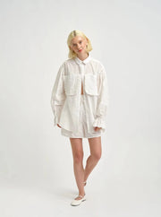 ELIZA FAULKNER - Esme shirt white eyelet combo