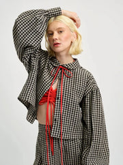 ELIZA FAULKNER - Tabitha shirt gingham linen