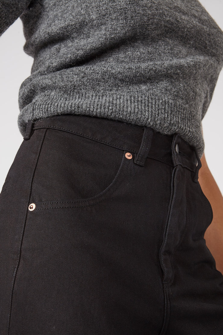 DECADE STUDIO - Kit Trouser Black Rinse