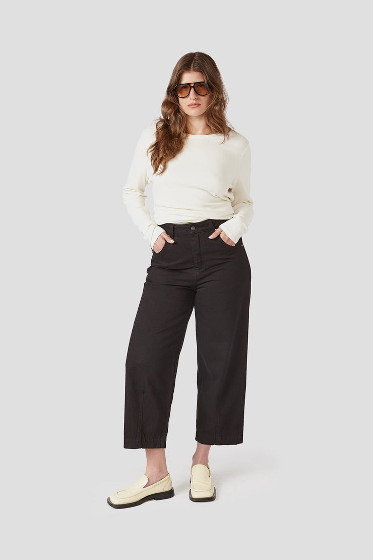 DECADE STUDIO - Kit Trouser Black Rinse