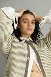BELACARO - Cardigan Bicolore