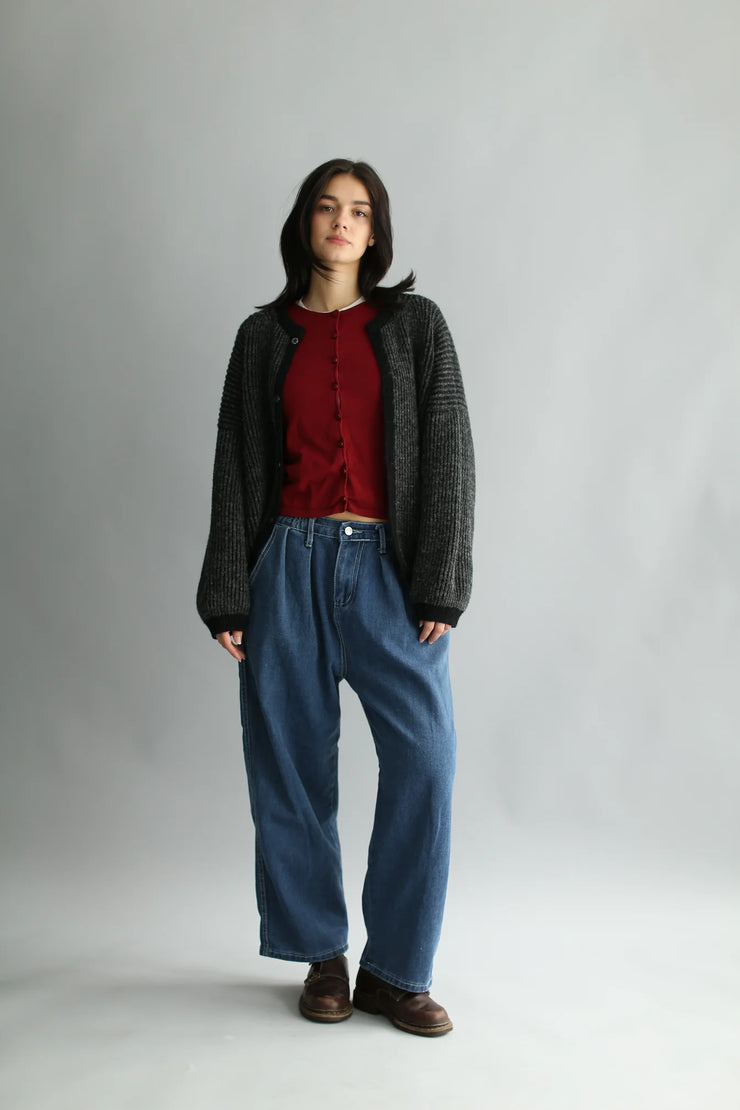 BELACARO- Cardigan Bicolor Oversized