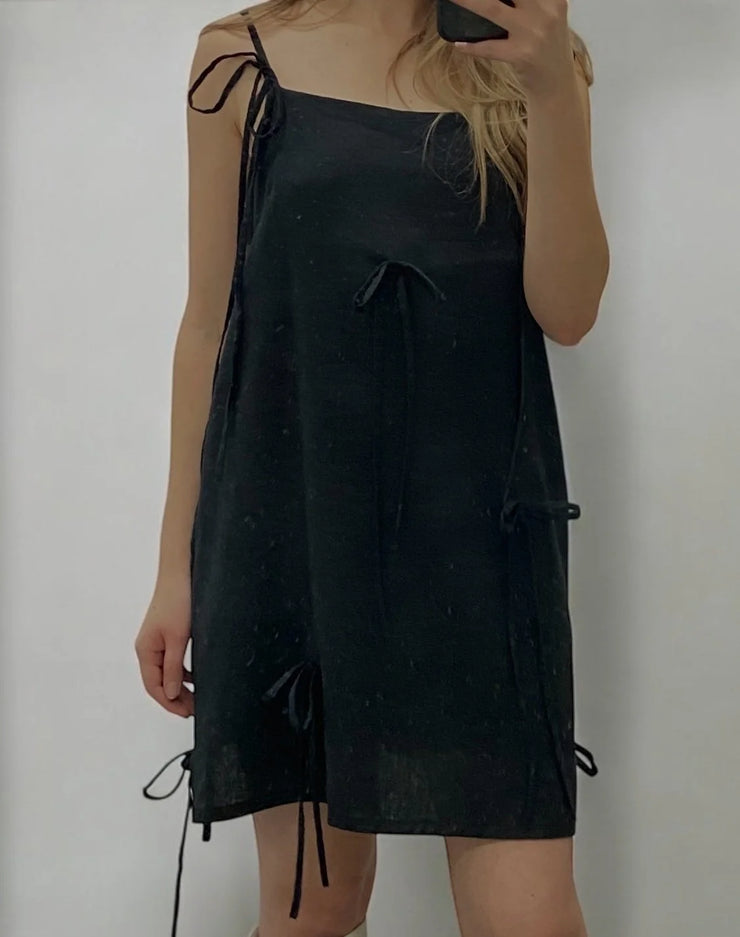 ESSER - Black Bow Dress