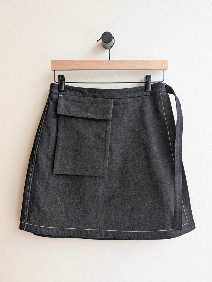 Jupe en jean noir TOLEDO