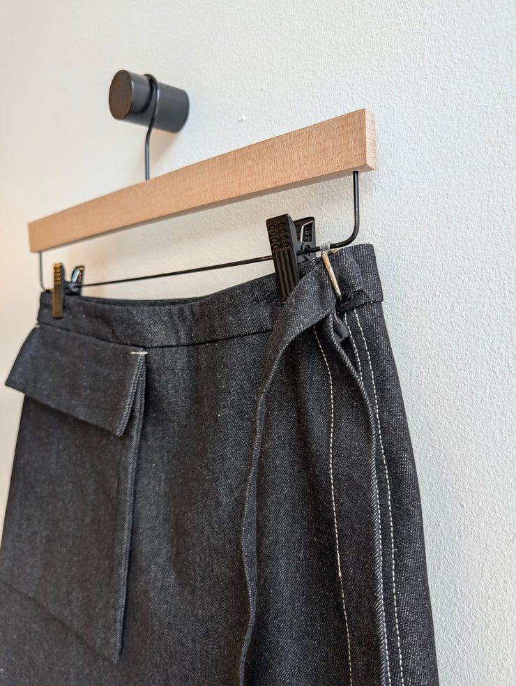 Jupe en jean noir TOLEDO
