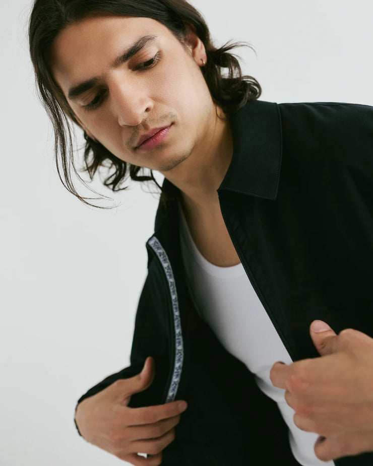 VERI - Claire Zip Up Shirt  - Black