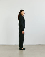 VERI - Sunny Curved Trousers  - Black