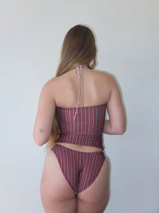 Em & May - FLO striped bikini bottom