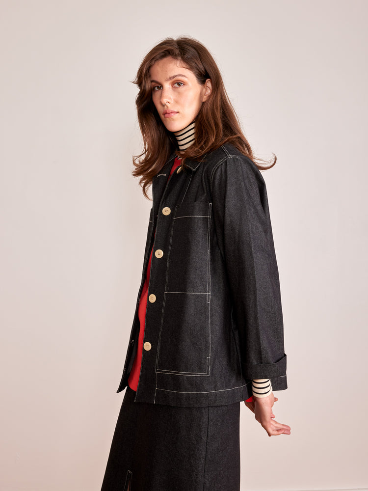 Denim Jacket | Black | FUGAZZI | Odeyalo – odeyalo