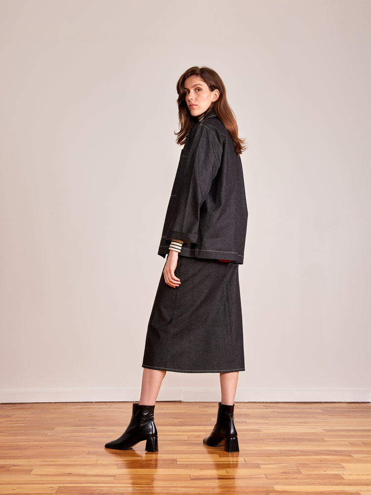 Denim Jacket | Black | FUGAZZI | Odeyalo – odeyalo