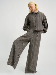 ELIZA FAULKNER - Romy pants gingham linen