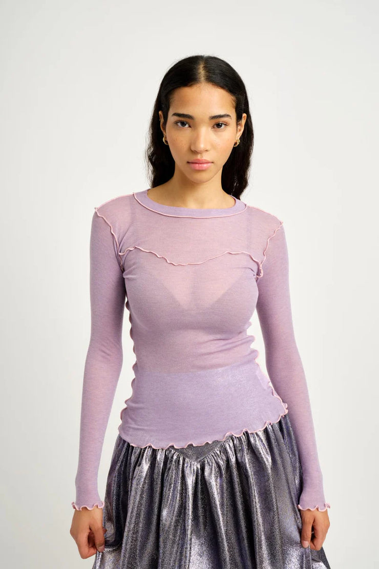 ELIZA FAULKNER - Delia top lilac