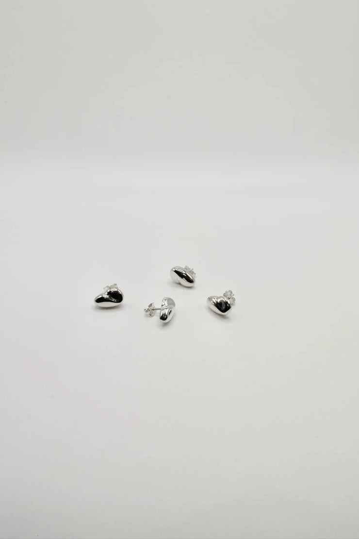 Séola atelier - Feuille stud earring