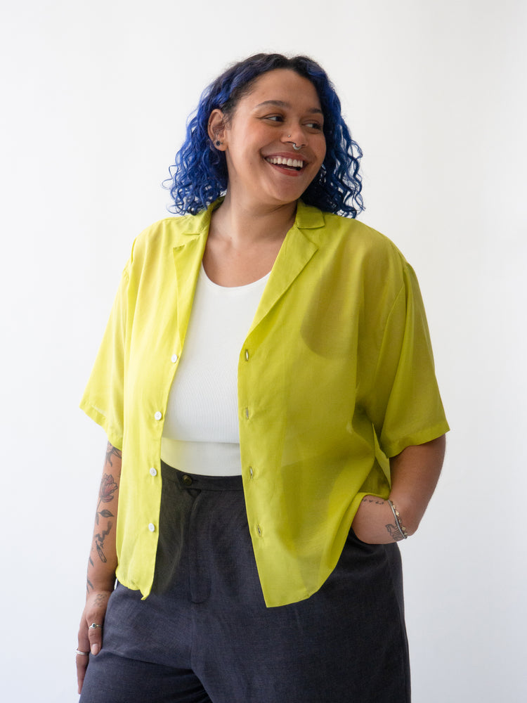Yellow blouse canada on sale