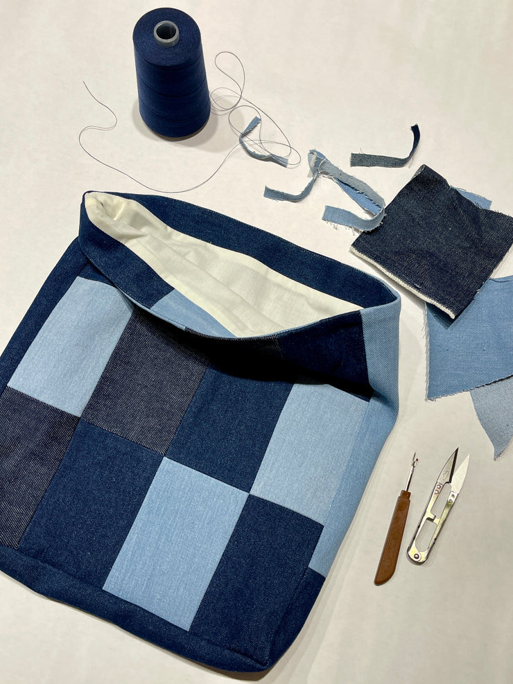 November 19, 2025 — Intro to Sewing, create your own denim totebag with Myriem Schaffner