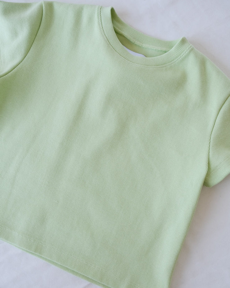 Honeydew BROOK t-shirt-L with stain at the front and seam defect